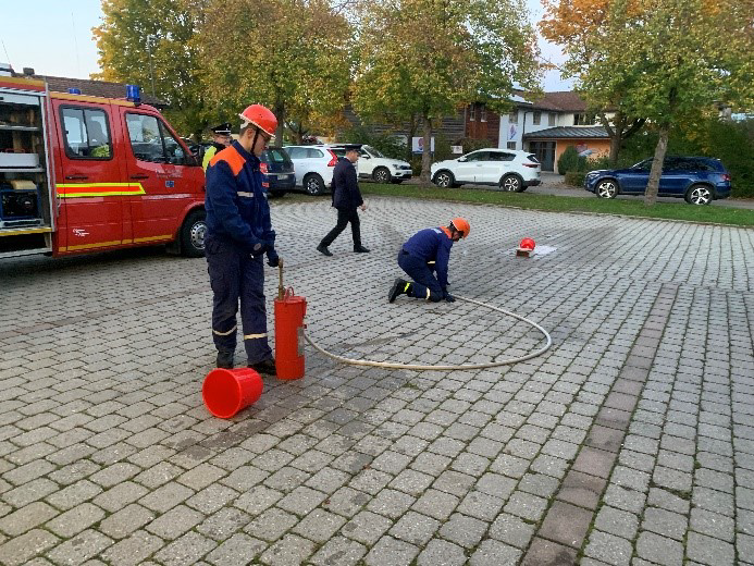 Jugendleistungspange - Zielspritzen mit Kübelsprite